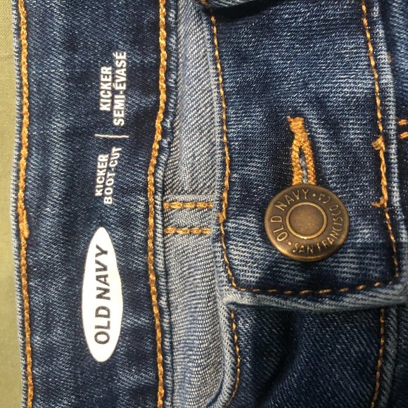 Old Navy, Dark Blue Boot-cut jeans. Size US 4. - Picture 4 of 4